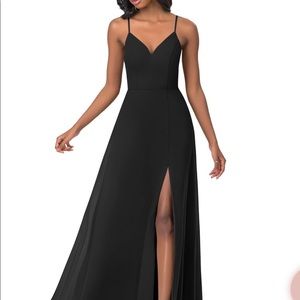 Azazie dress size A4 wasn’t altered or anything! Worn once for a wedding!